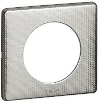 Рамка универсальная Legrand Celiane 1-м. металл сильвер пунктум  картинка